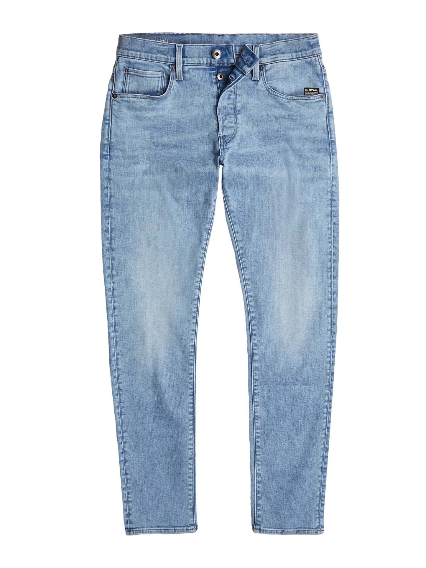 G-star 3301 Slim Jeans da uomo Azzurro