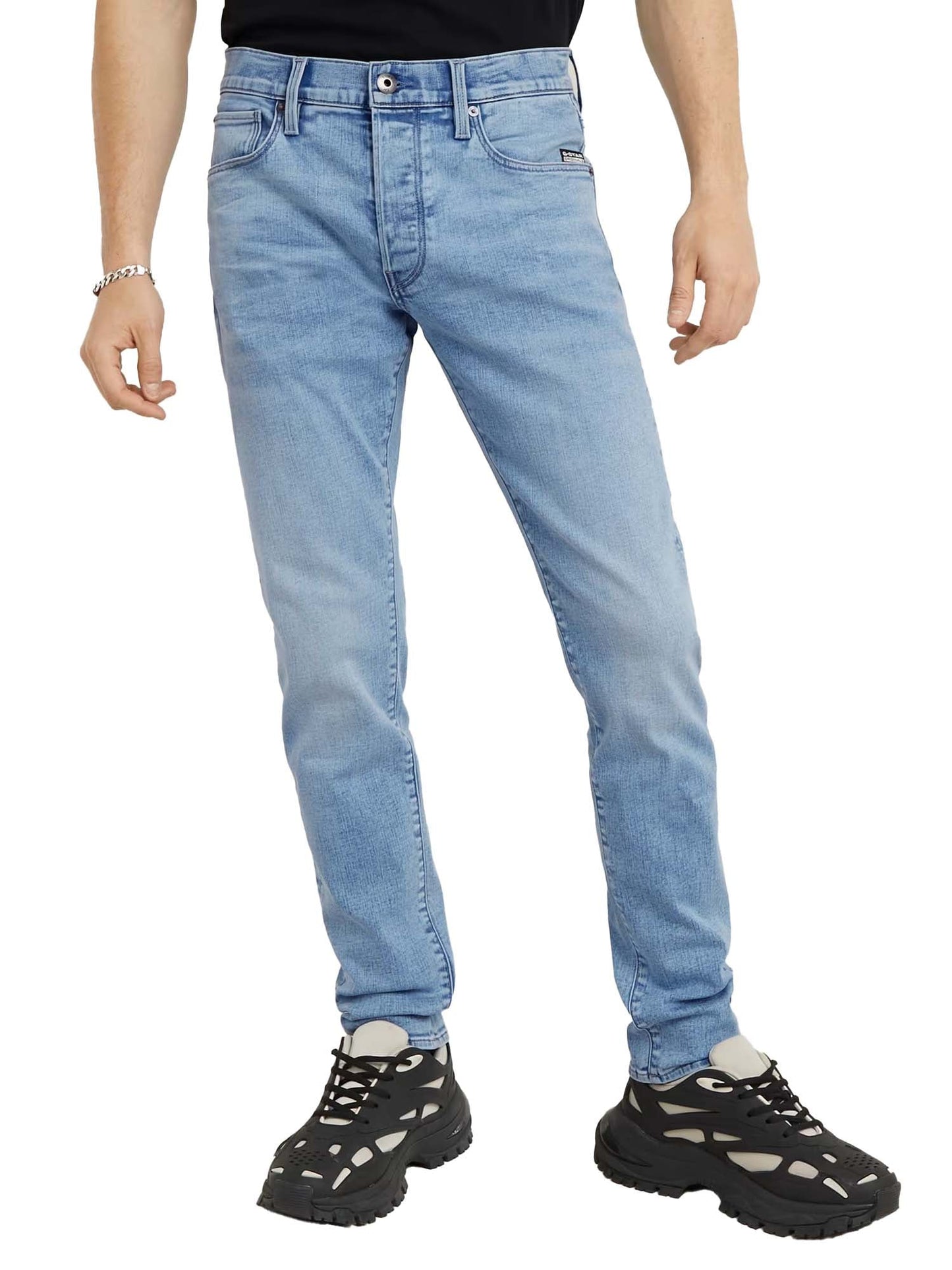 G-star 3301 Slim Jeans da uomo Azzurro