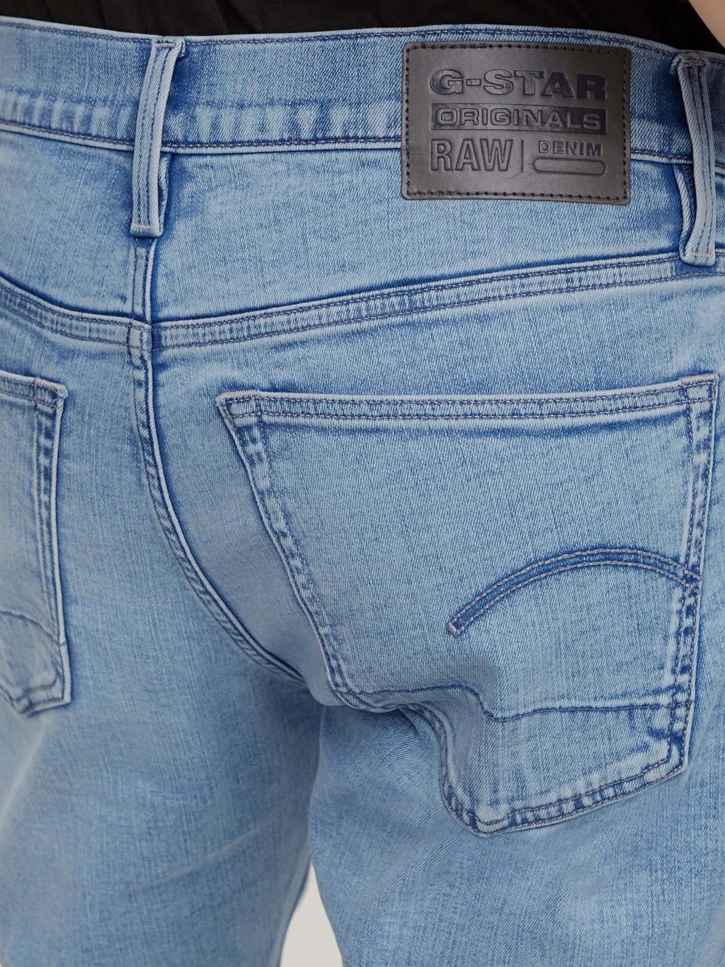 G-star 3301 Slim Jeans da uomo Azzurro