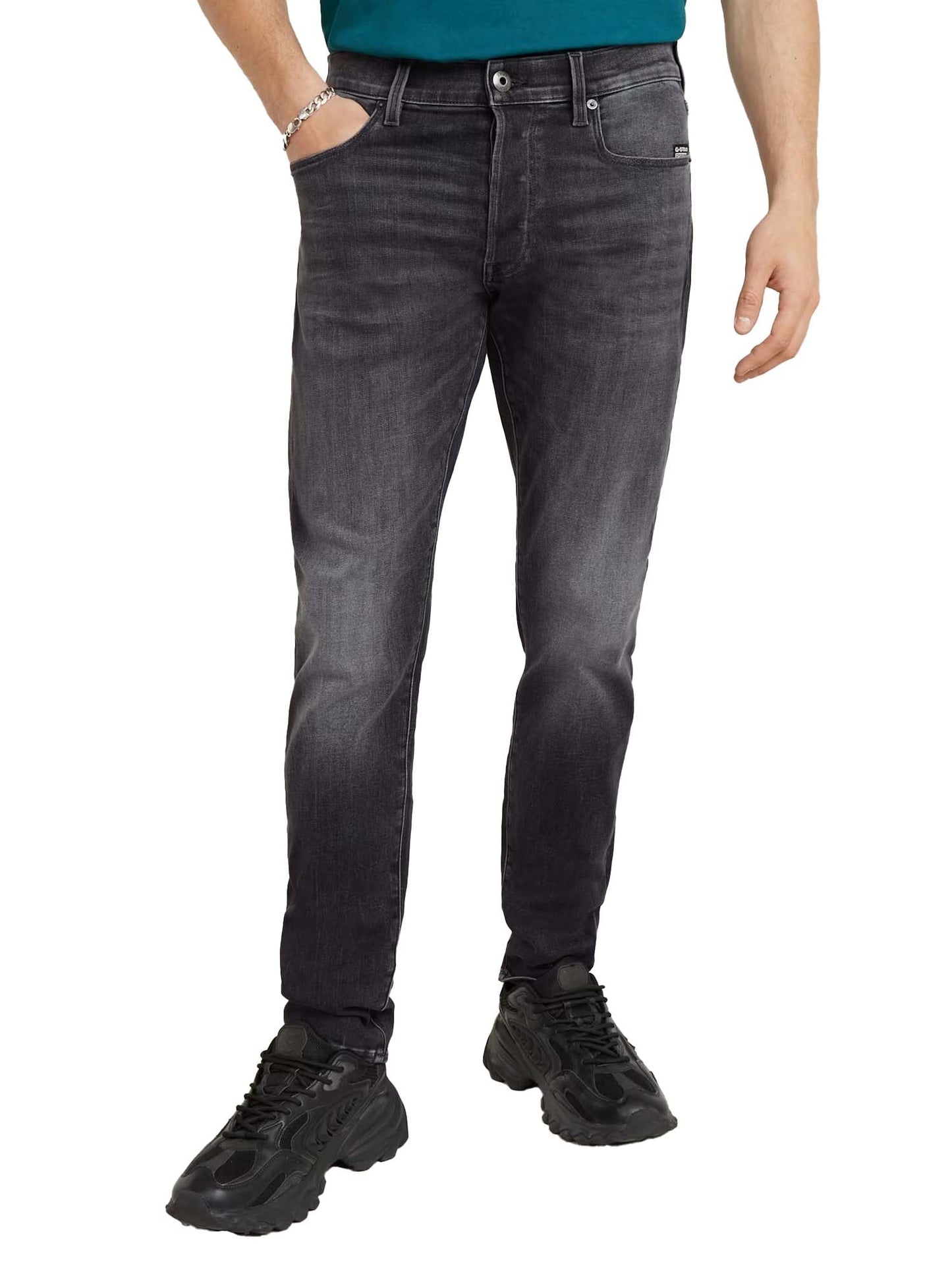 G-star 3301 Slim Jeans da uomo Nero