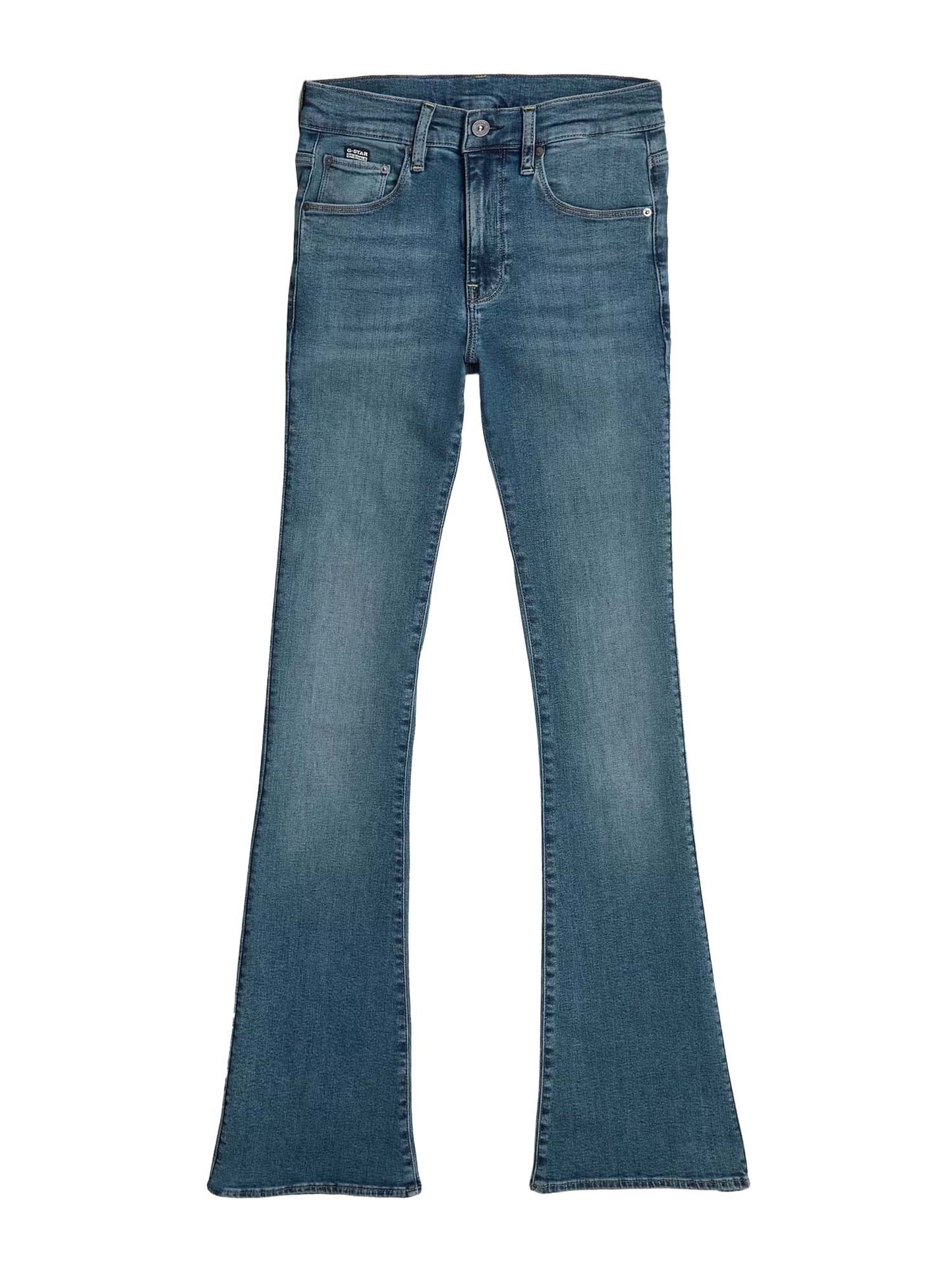G-star 3301 Flare Jeans da donna Blu