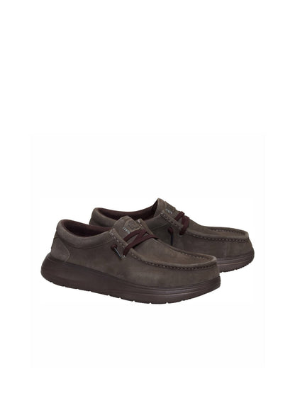 Hey Dude Wally Comf Suede Major Marrone