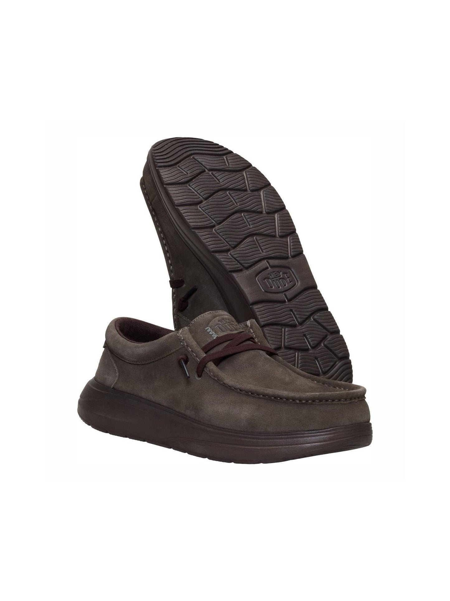 Hey Dude Wally Comf Suede Major Marrone