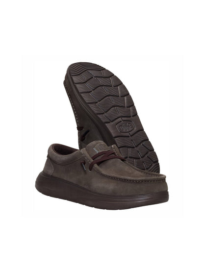 Hey Dude Wally Comf Suede Major Marrone