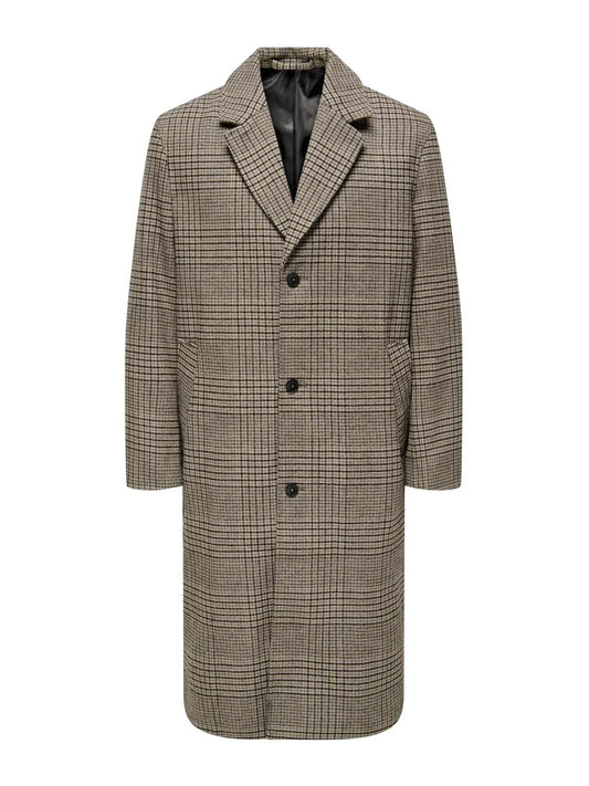 Only & Sons Onsolaf Wool Jacket Otw Marrone