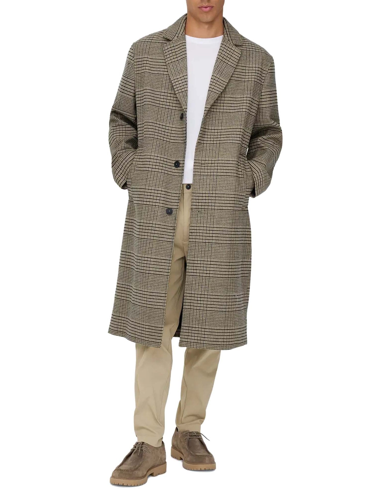 Only & Sons Onsolaf Wool Jacket Otw Marrone