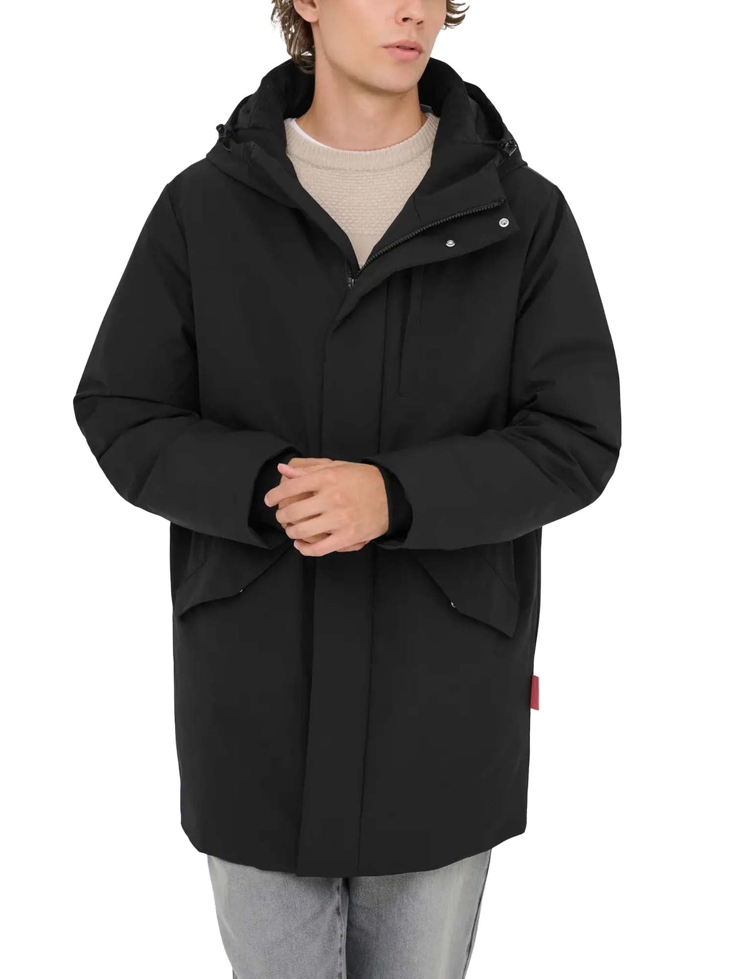 Only & Sons Parka Sayn Waterproof Stretch Nero