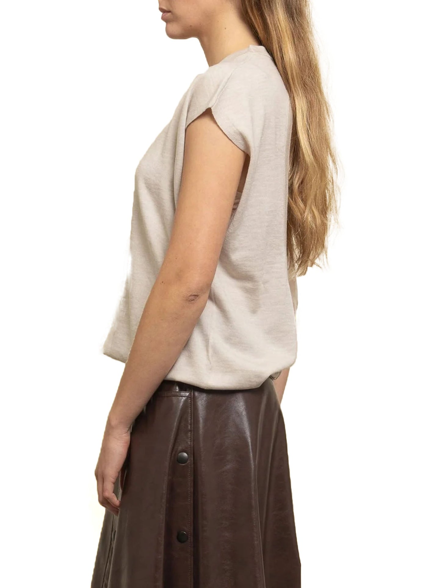 Department Five Gabuti Gilet Merinos Extrafine Beige