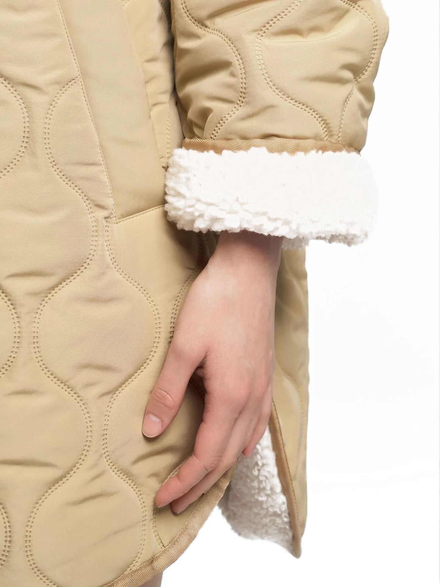 Replay Giubbotto Reversibile Donna Bianco