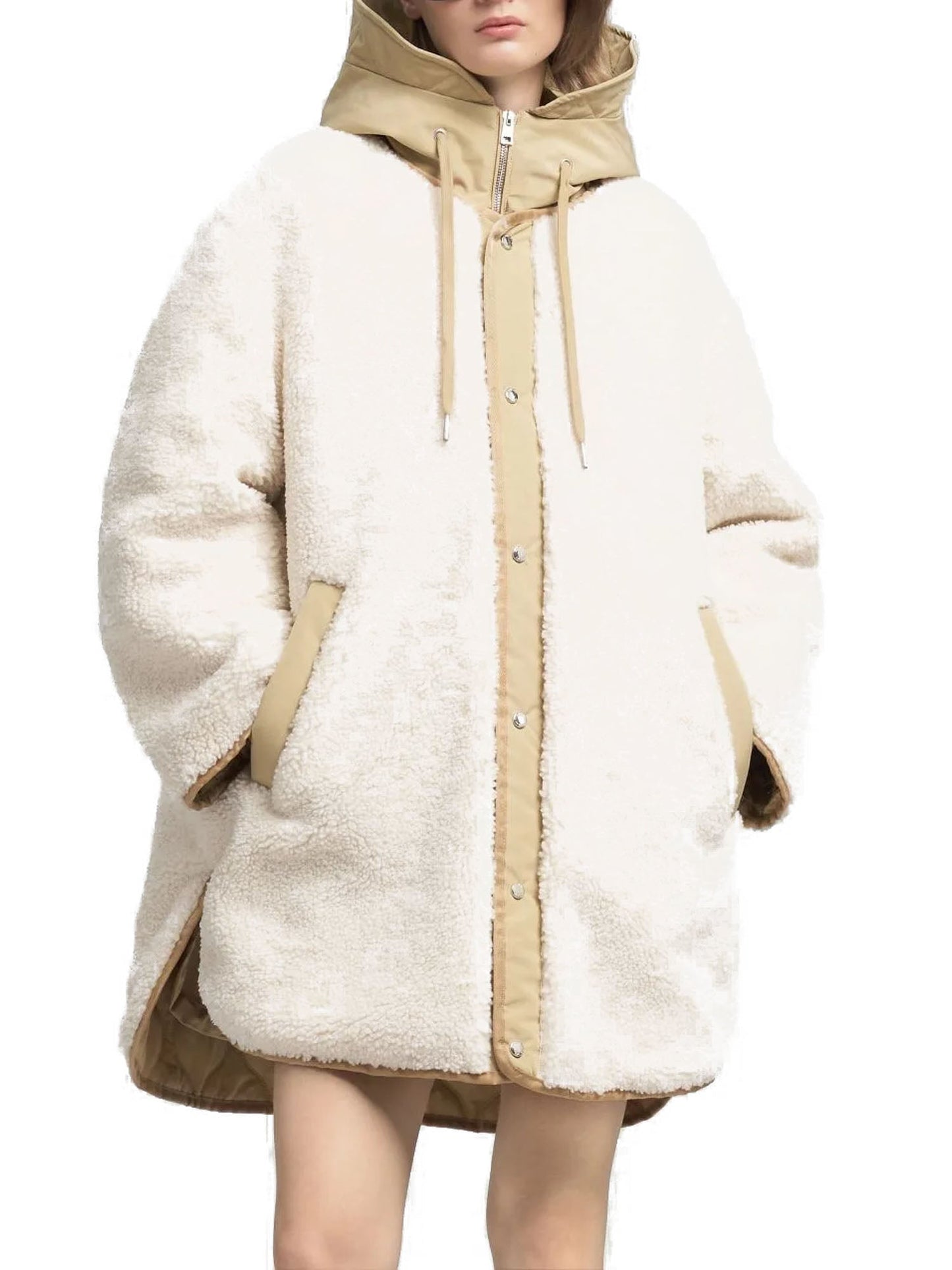 Replay Giubbotto Reversibile Donna Bianco