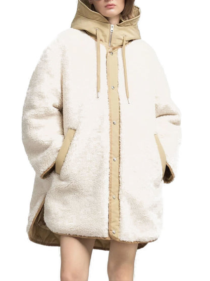 Replay Giubbotto Reversibile Donna Bianco