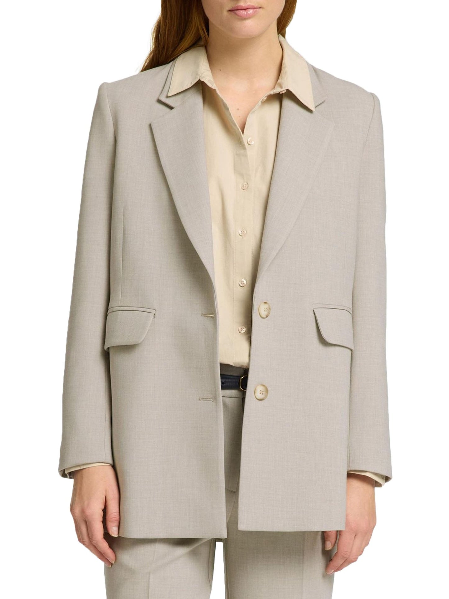 Selected Slfrita Relaxed Blazer Beige