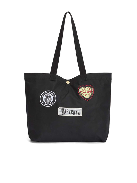 Baracuta Borsa tote Barbour x Baracuta Nero
