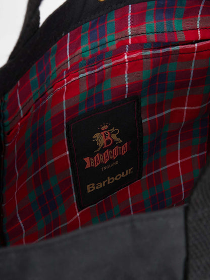 Baracuta Borsa tote Barbour x Baracuta Nero