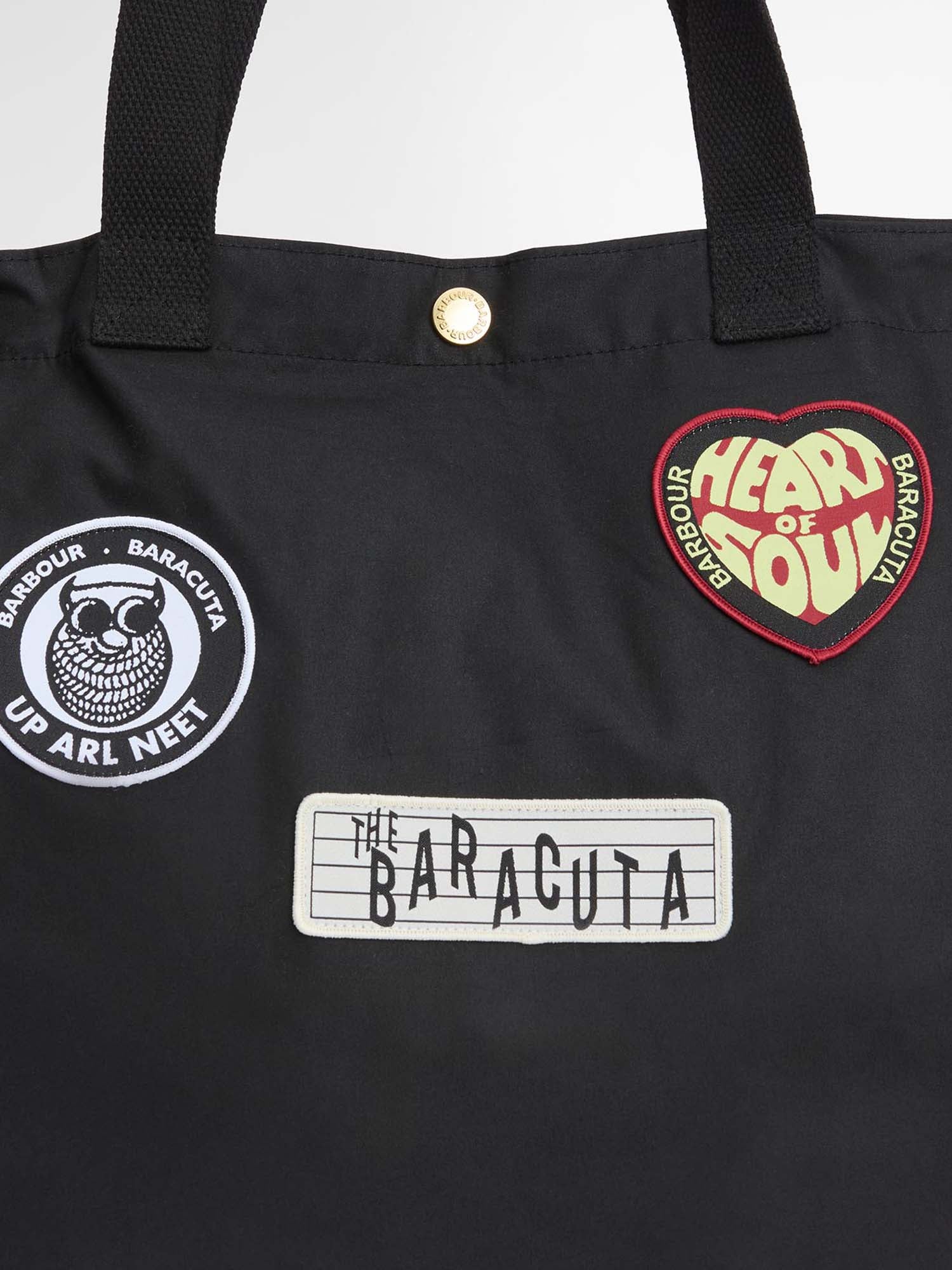 Baracuta Borsa tote Barbour x Baracuta Nero