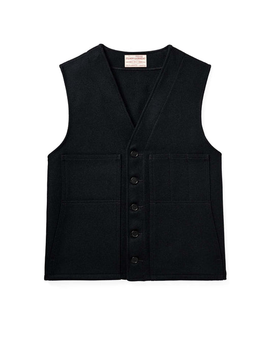 Filson Mackinaw Wool Vest Blu