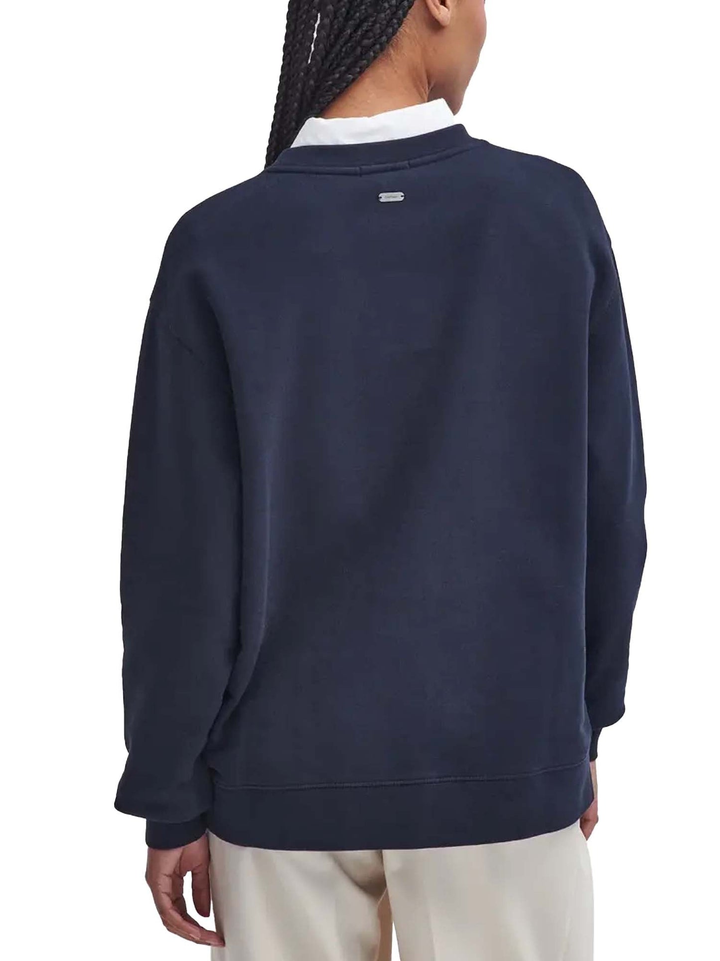 Barbour Felpa Northumberland Blu