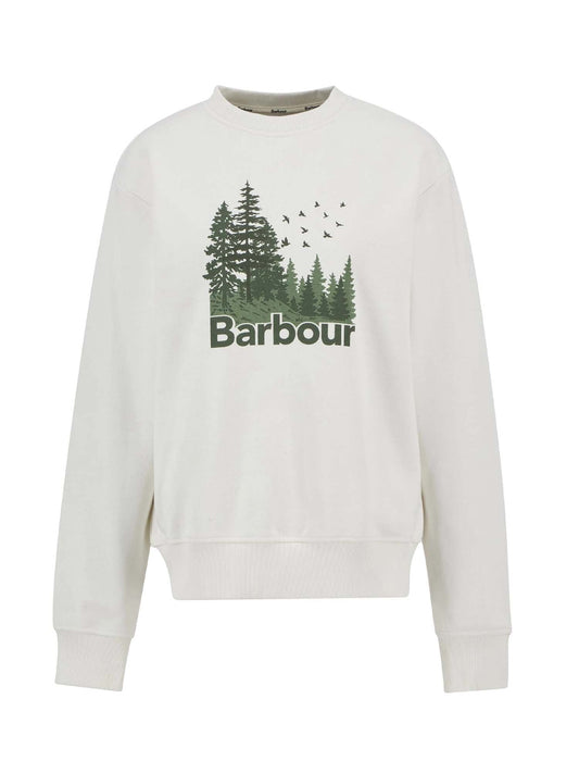 Barbour Felpa Matilda Bianco