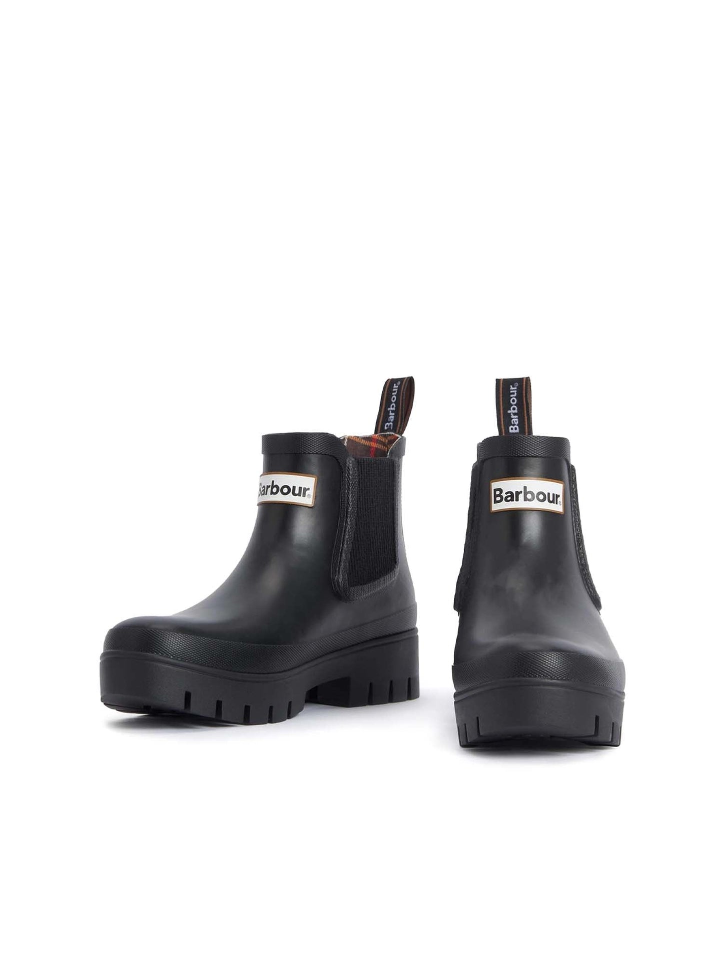 Barbour Tronchetti di gomma Halton Nero