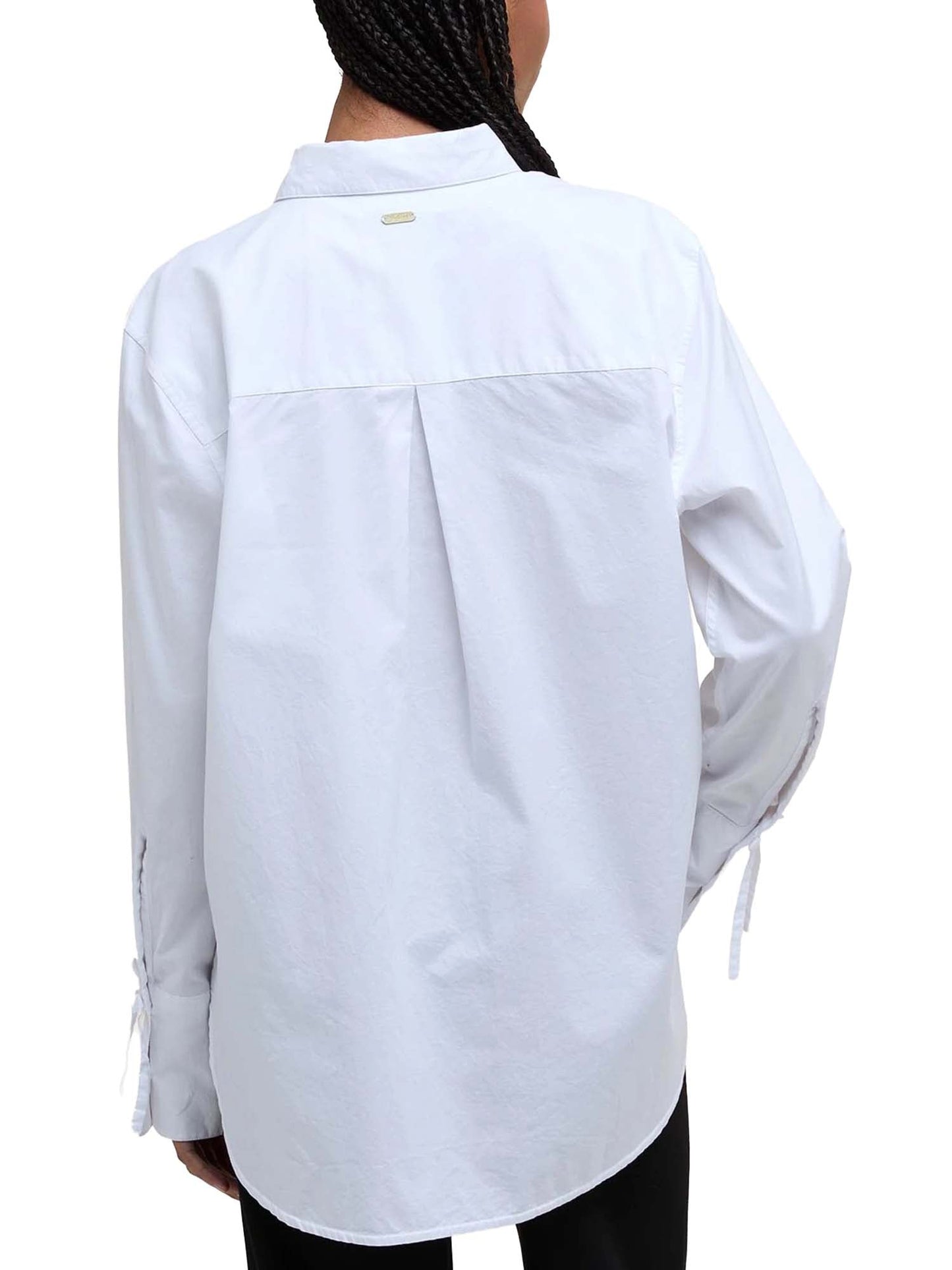 Barbour Camicia comoda Freya Bianco