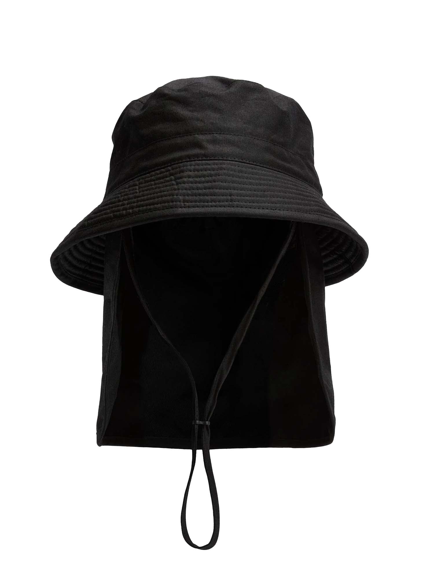 Barbour Cappello da pescatore con mantellina Barbour x Kaptain Sunshine Nero