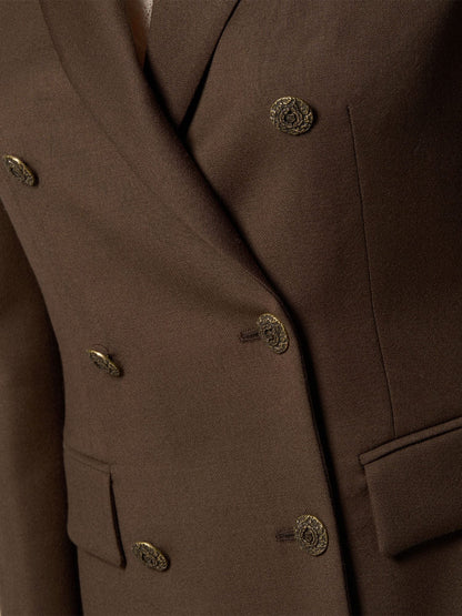 Dondup Blazer Donna Marrone