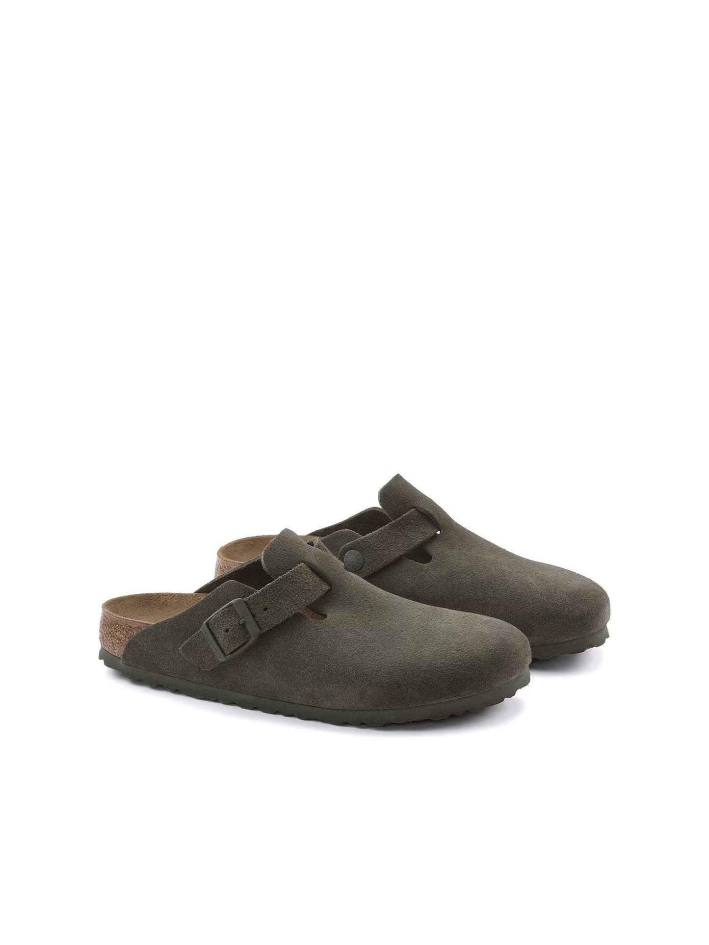 Birkenstock Boston (Pelle scamosciata) Verde