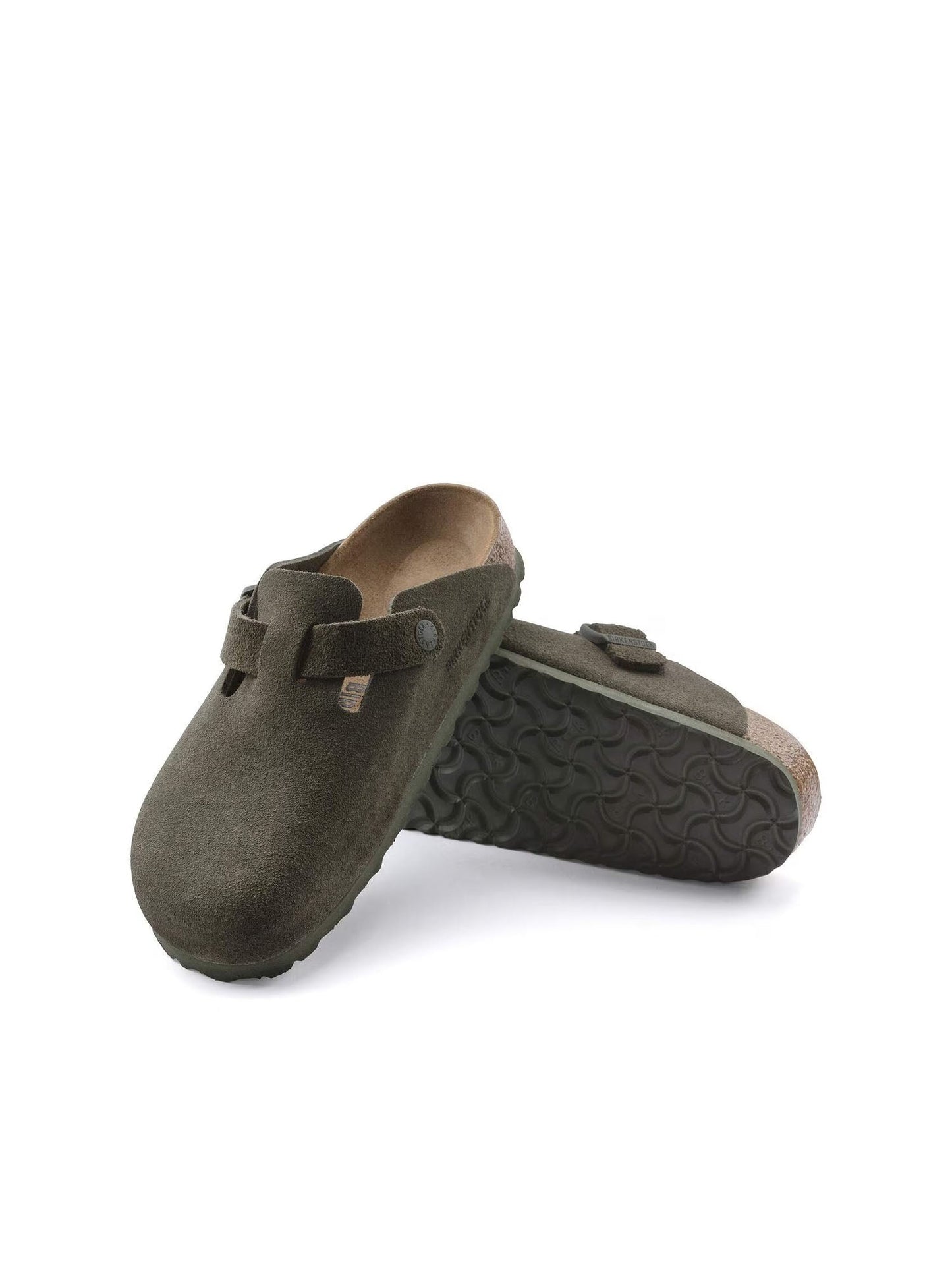 Birkenstock Boston (Pelle scamosciata) Verde