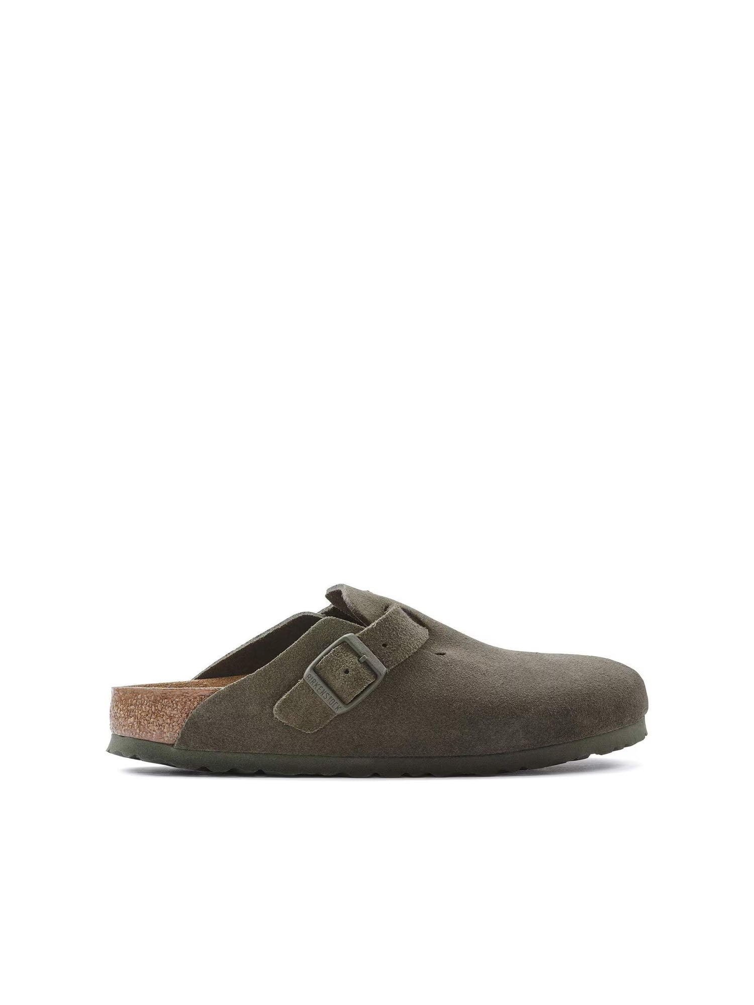 Birkenstock Boston (Pelle scamosciata) Verde