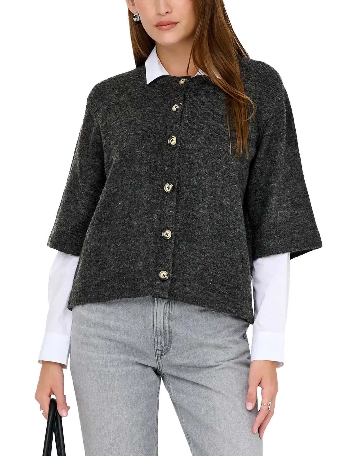 Only Cardigan Camilla Grigio