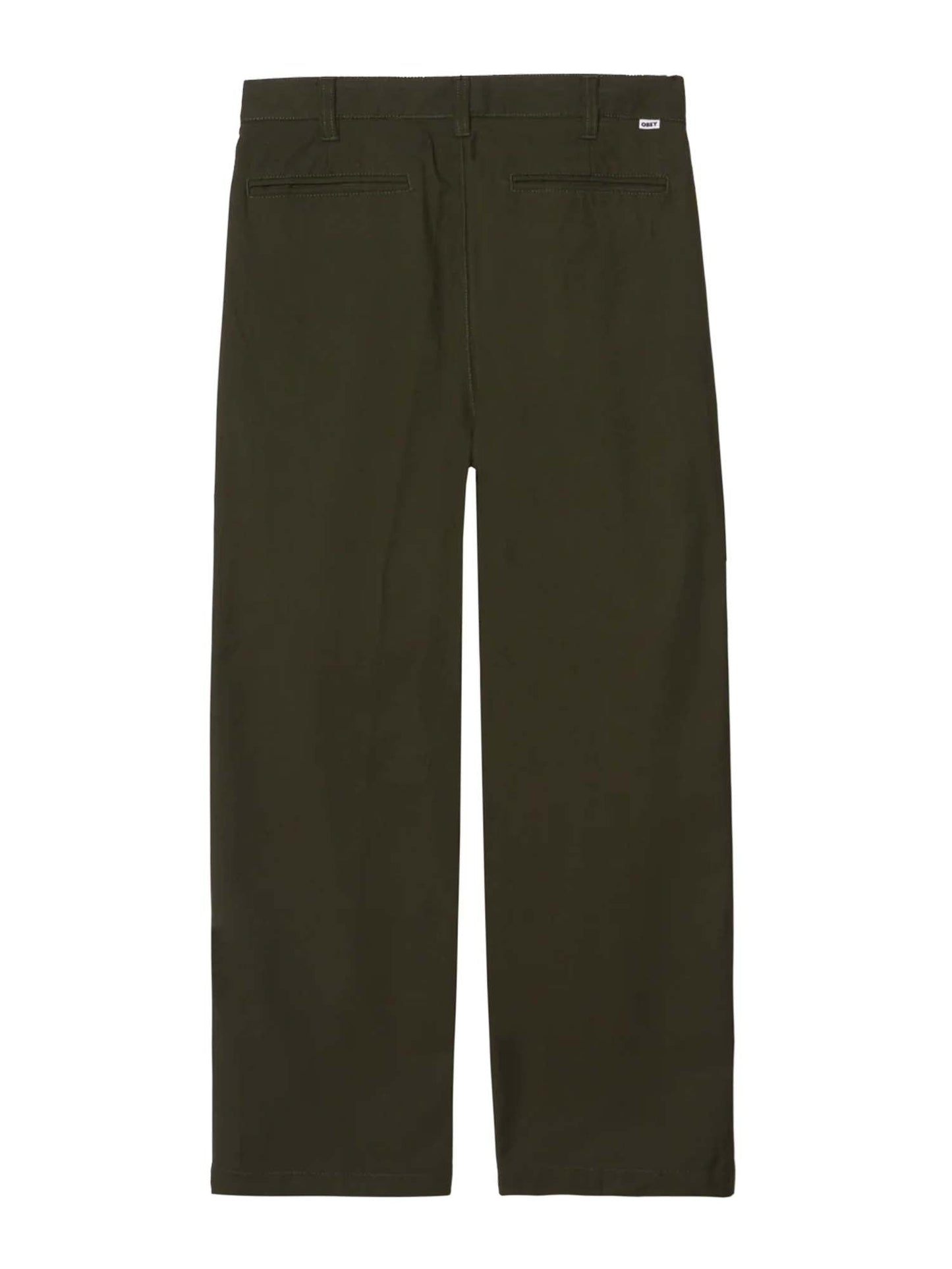 Obey Armel Pleated Pant Verde