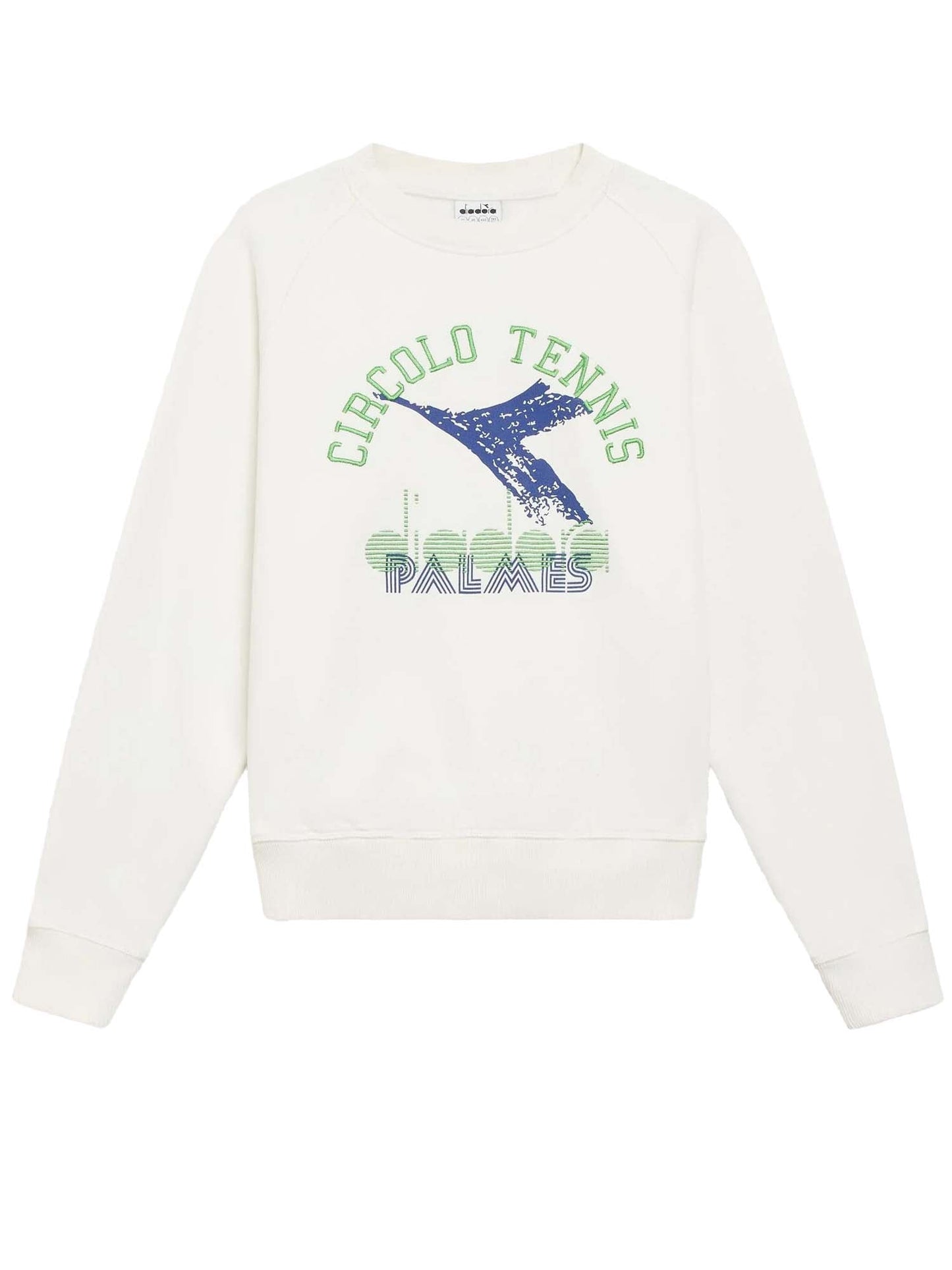 Diadora Felpa Girocollo Legacy Bianco