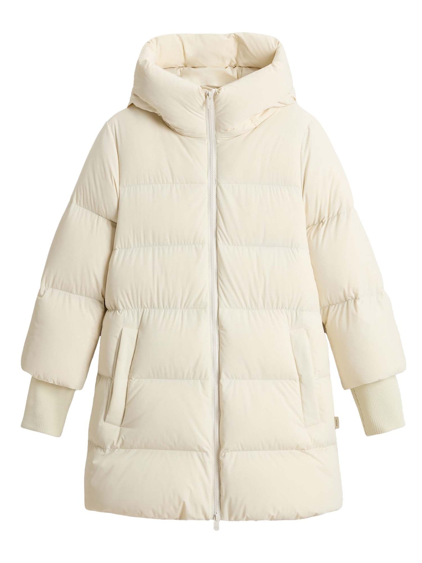 Woolrich Piumino Cloud Madison Coat Bianco