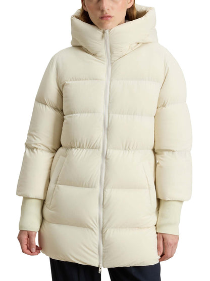 Woolrich Piumino Cloud Madison Coat Bianco