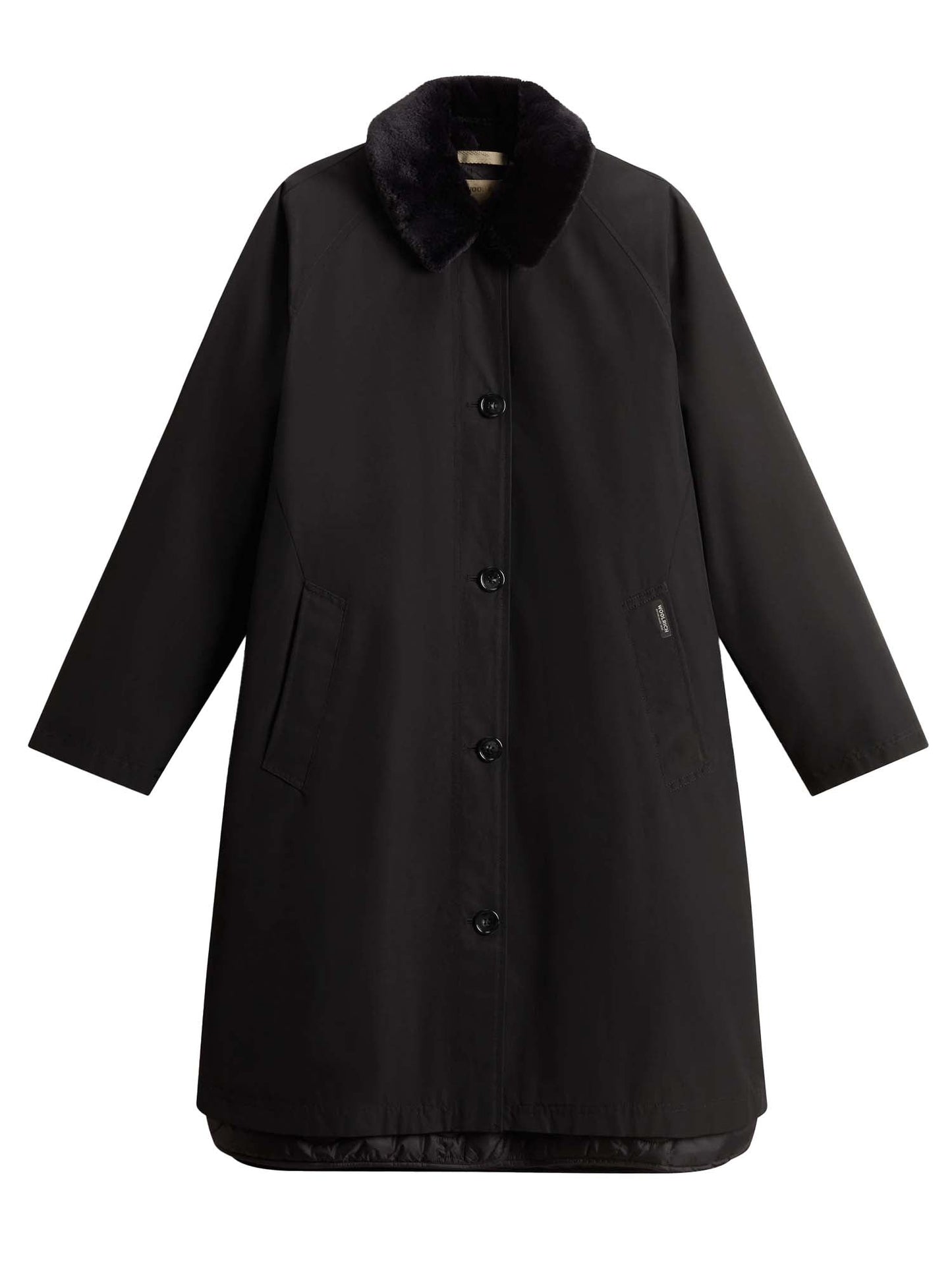 Woolrich Cappotto 3 in 1 in Ramar Cloth Nero