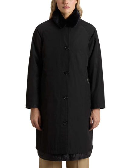 Woolrich Cappotto 3 in 1 in Ramar Cloth Nero