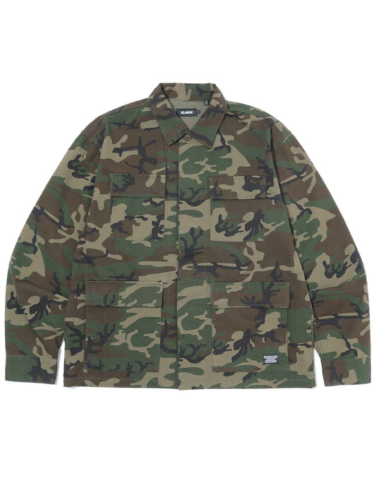 Xlarge Camicia Ripstop Military Verde