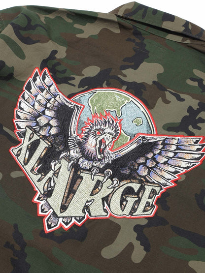 Xlarge Camicia Ripstop Military Verde