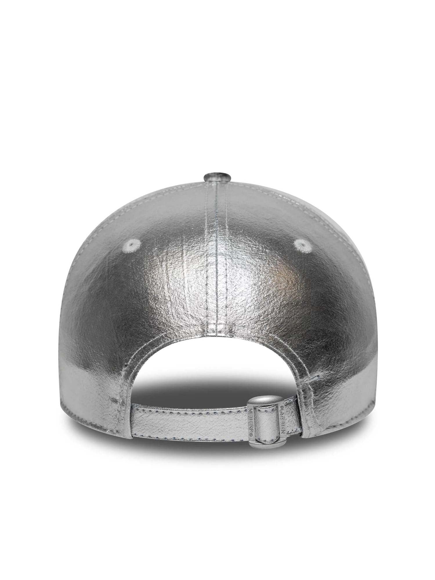 New Era Cappellino 9FORTY New York Yankees MLB Metallic da donna Argento