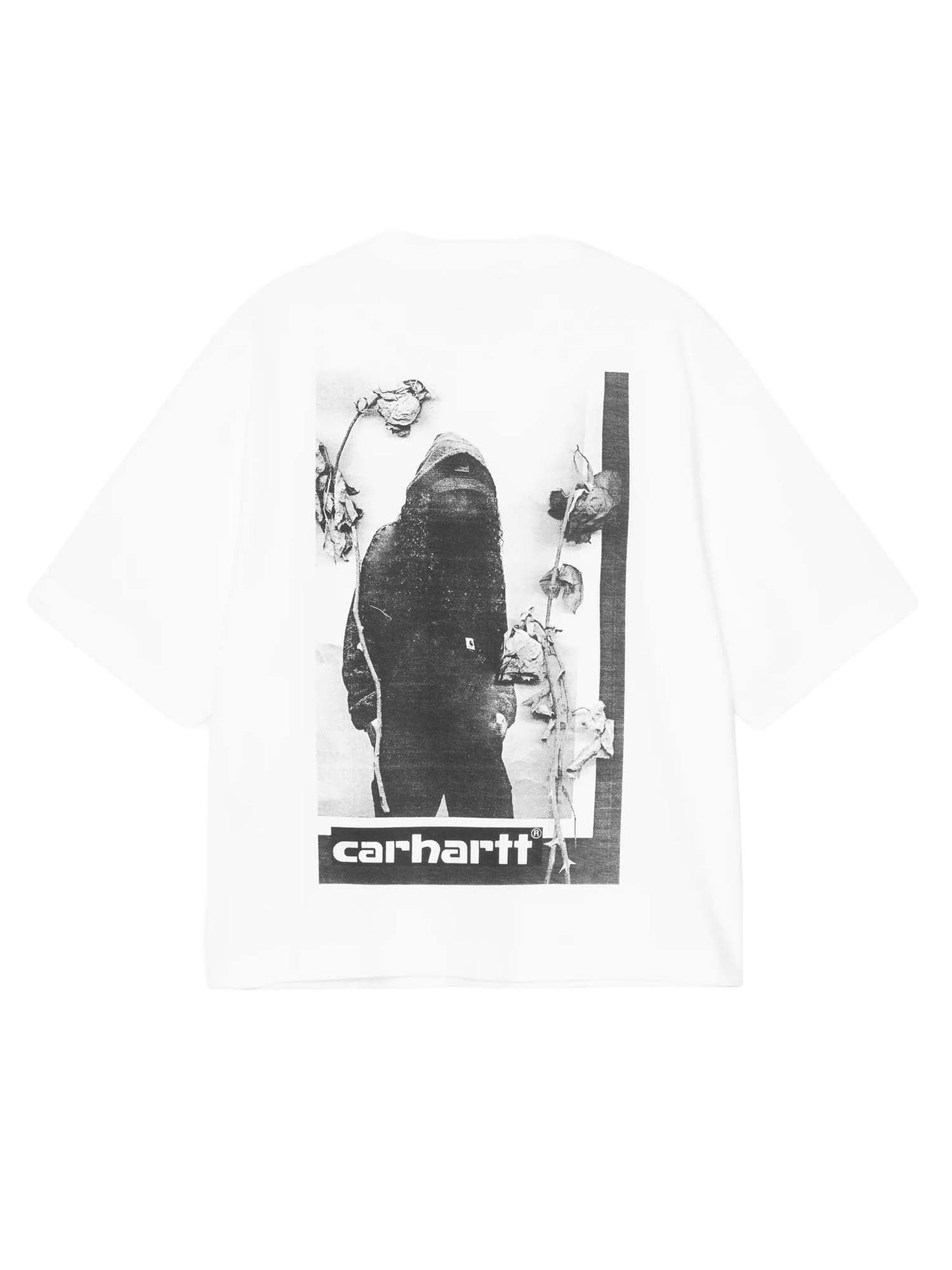 Carhartt Wip W' S/S Archive Script T-Shirt Bianco
