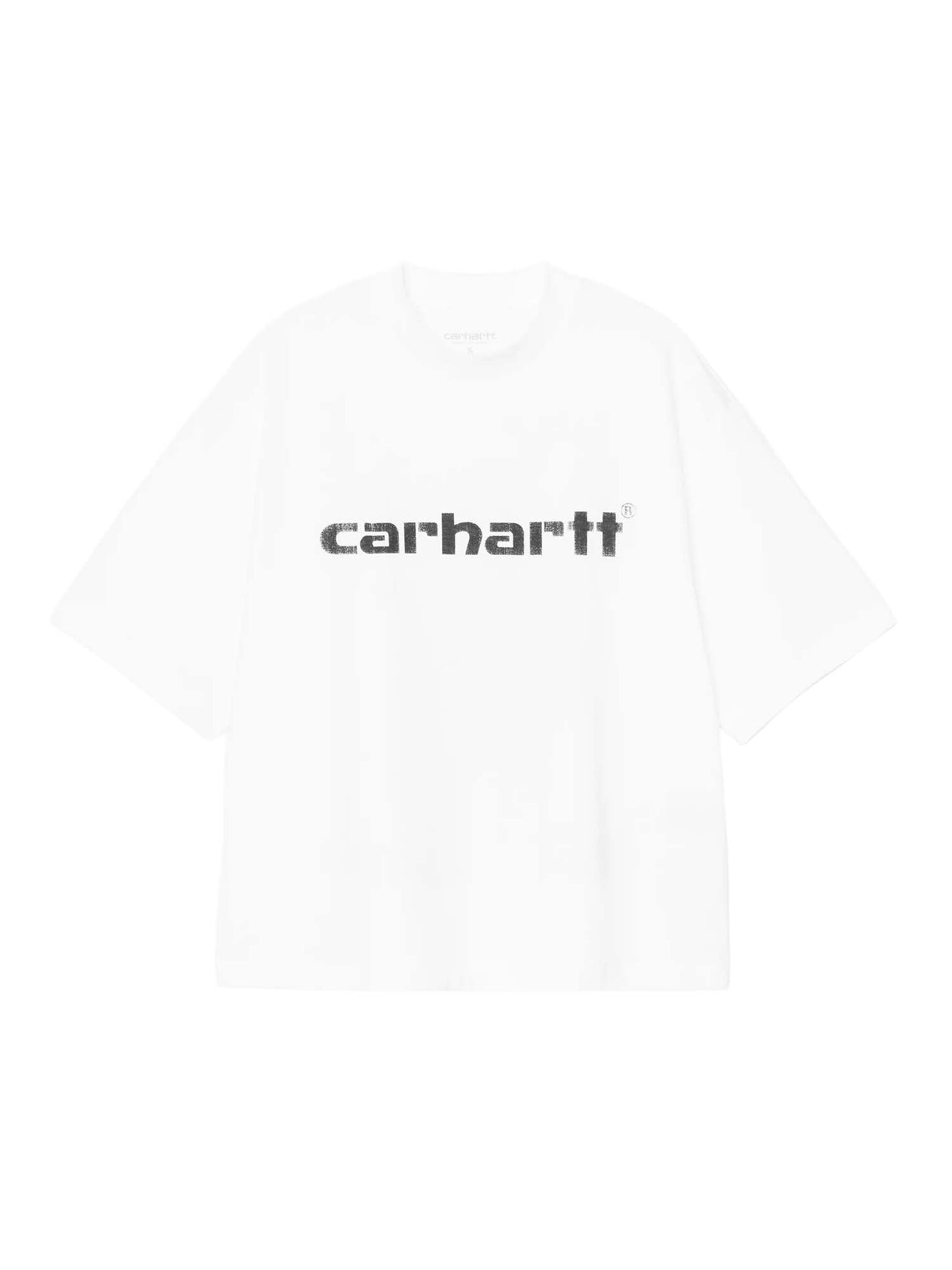 Carhartt Wip W' S/S Archive Script T-Shirt Bianco