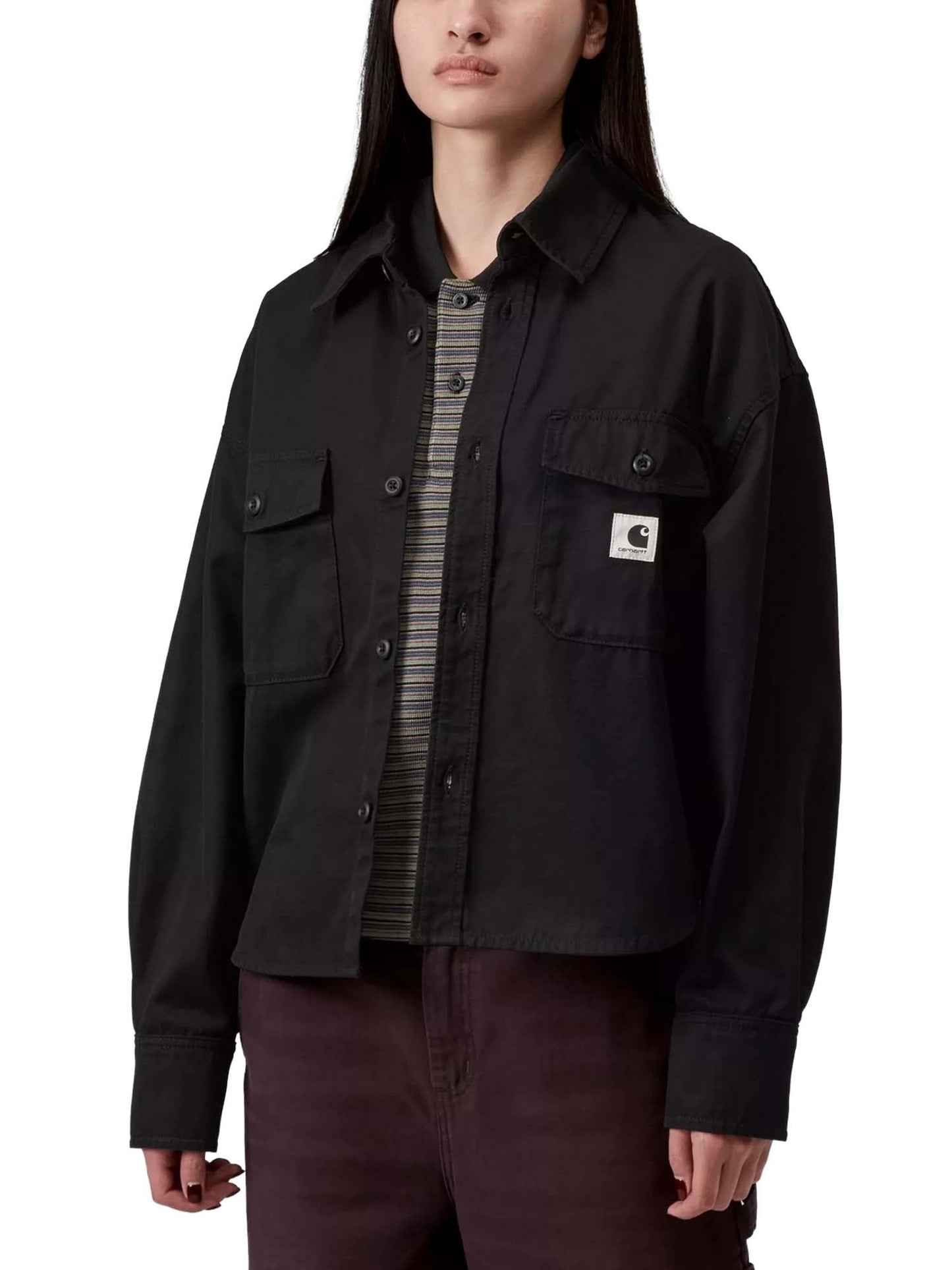 Carhartt Wip W' Kelly Shirt Jac Nero