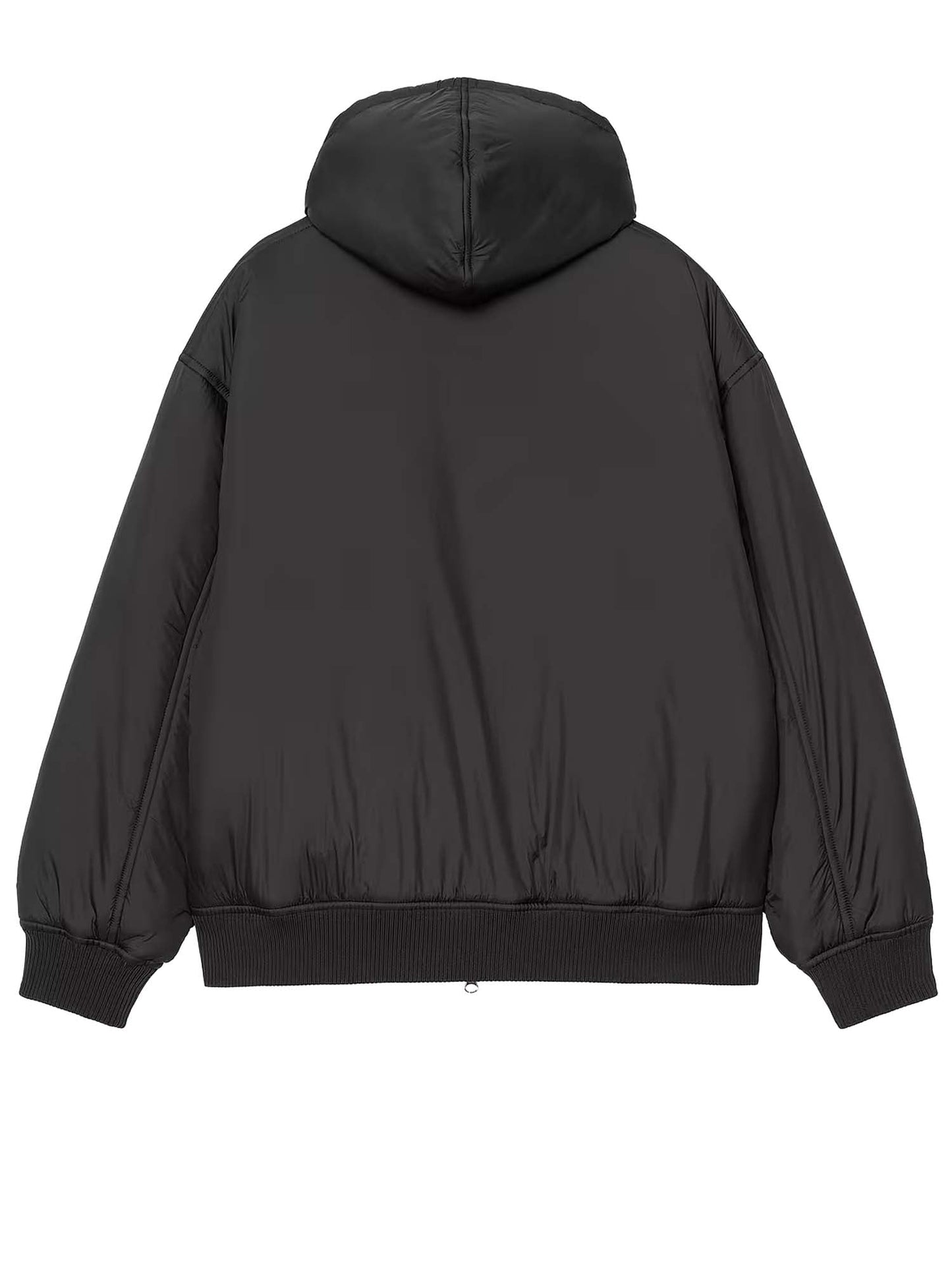 Carhartt Wip W' Hooded Gadd Jacket Recycled Nylon Taffeta Nero