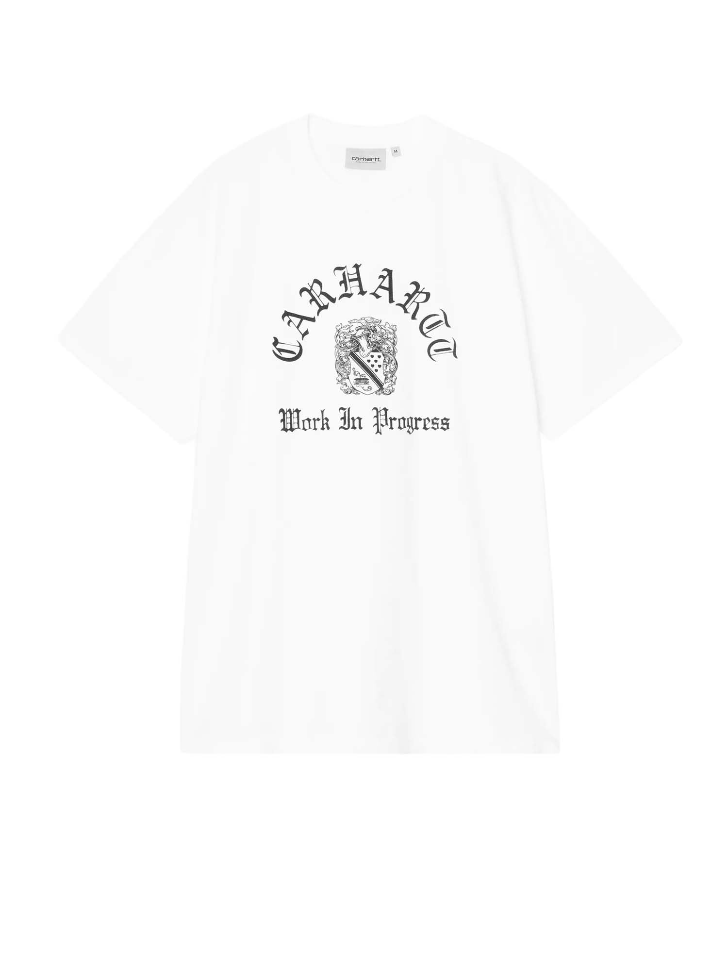 Carhartt Wip S/S Coat Of Arms T-Shirt Bianco