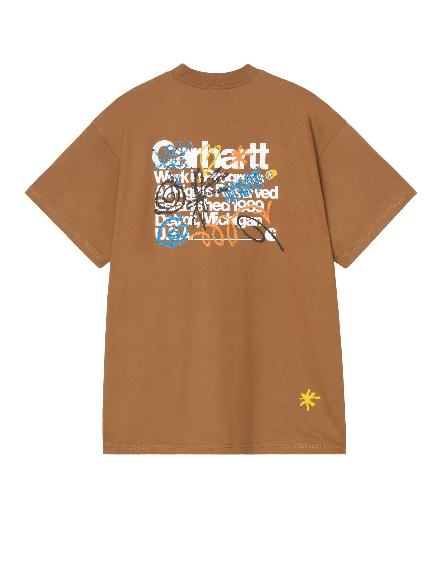 Carhartt Wip S/S Primary T-Shirt Marrone