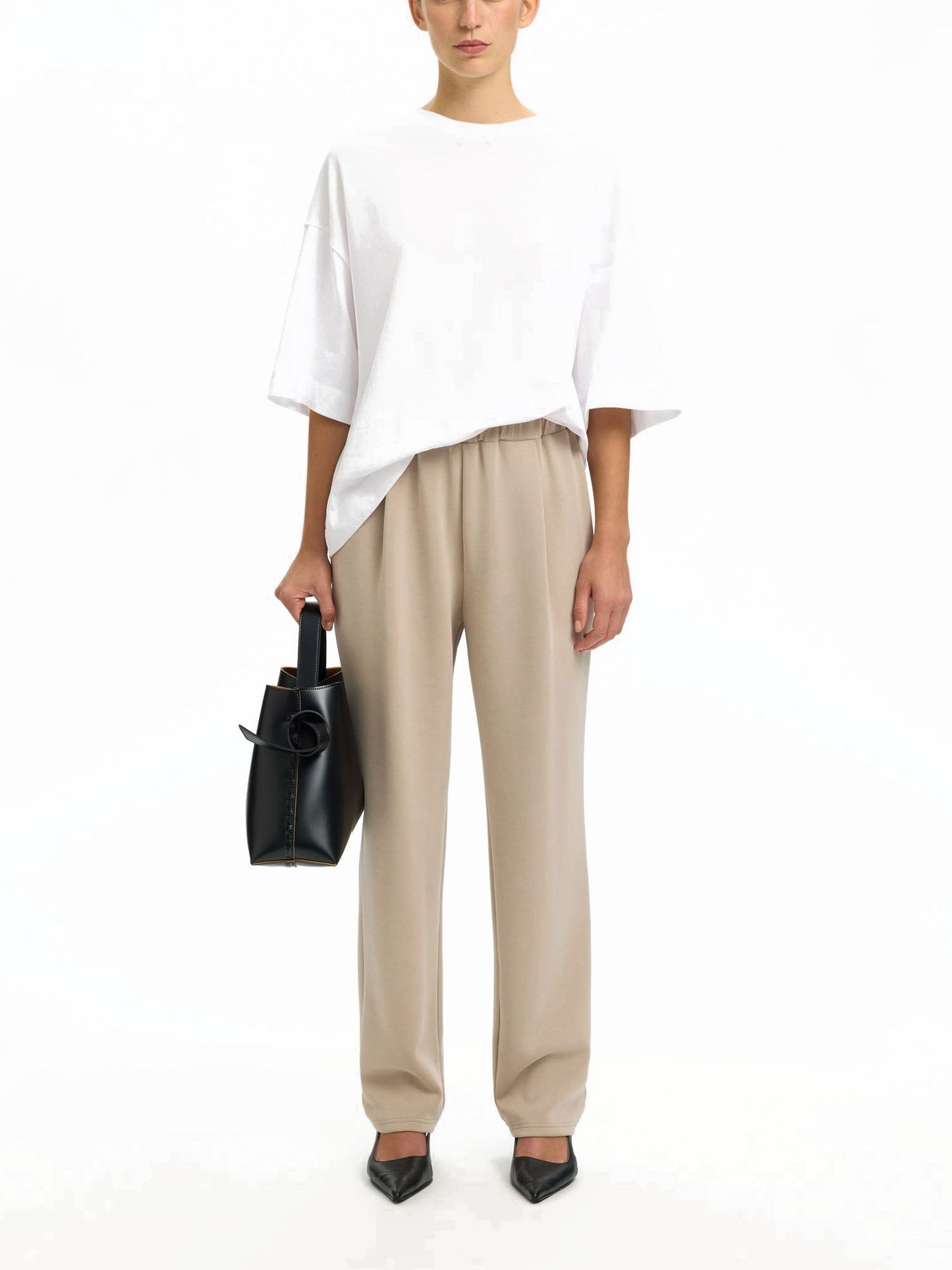 Selected Pant Tenny Noos Beige