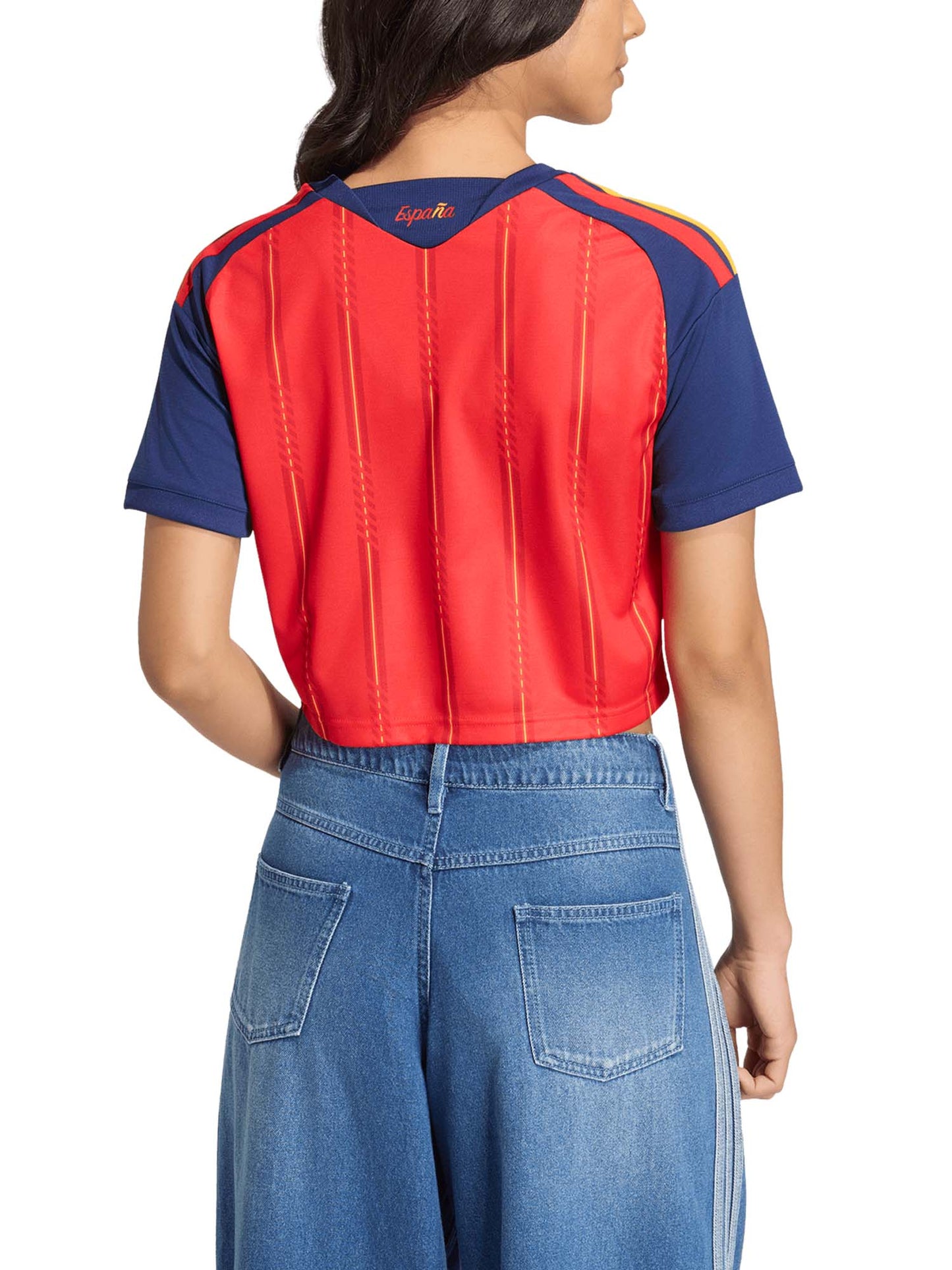 Adidas Maglia cropped Home Spagna 26 Rosso