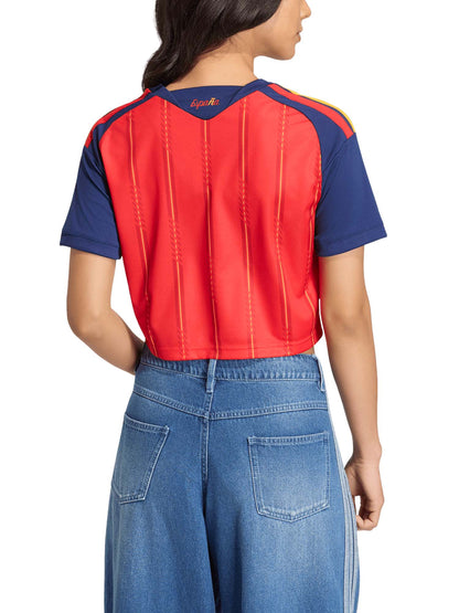 Adidas Maglia cropped Home Spagna 26 Rosso