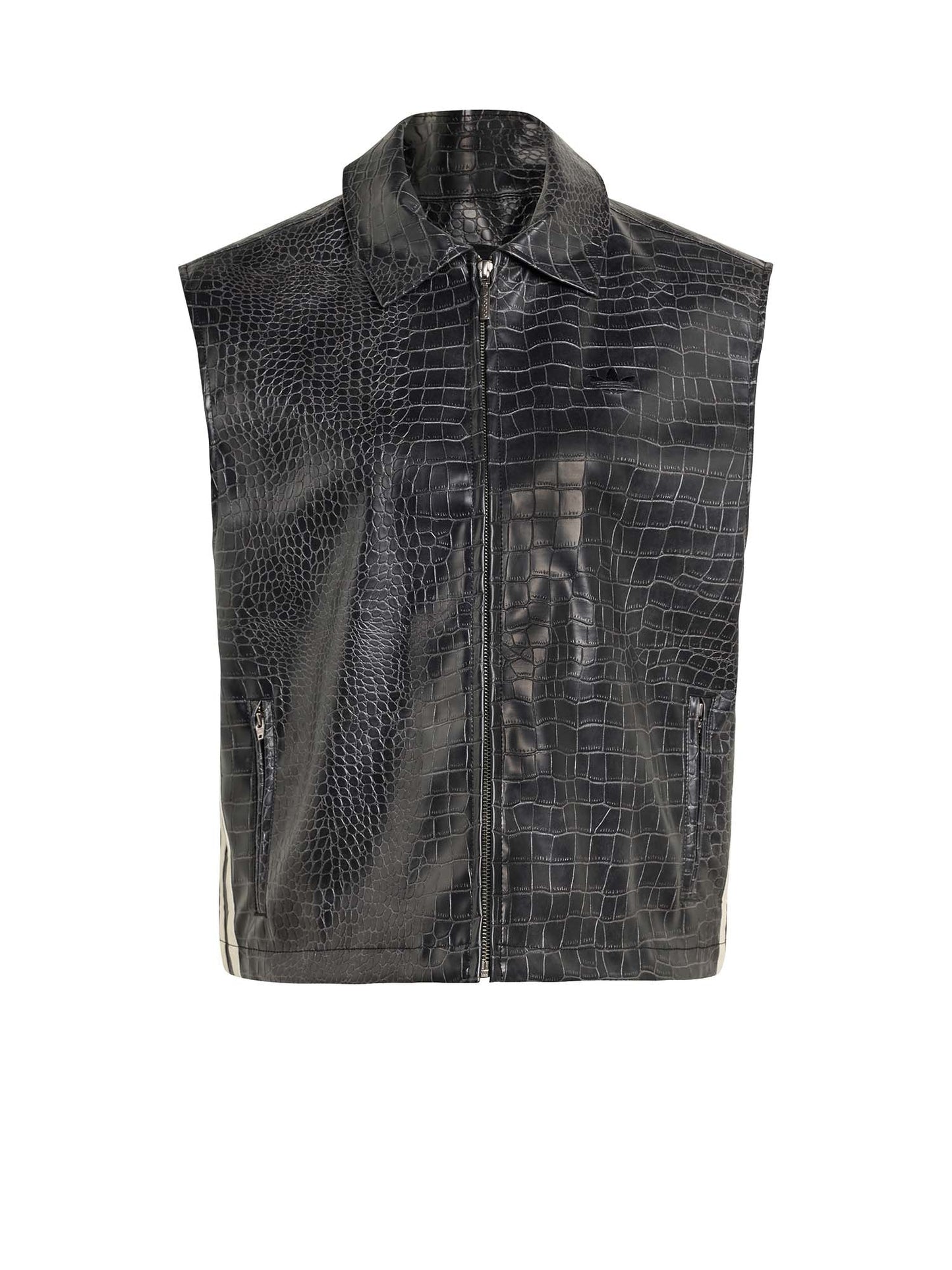 Adidas Gilet Pleather Nero