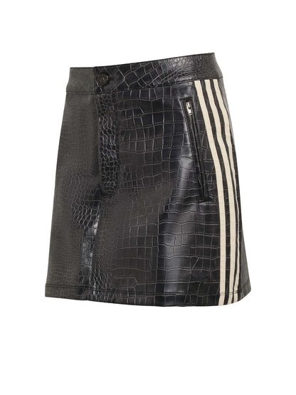 Adidas Gonna Mini Pleather Nero